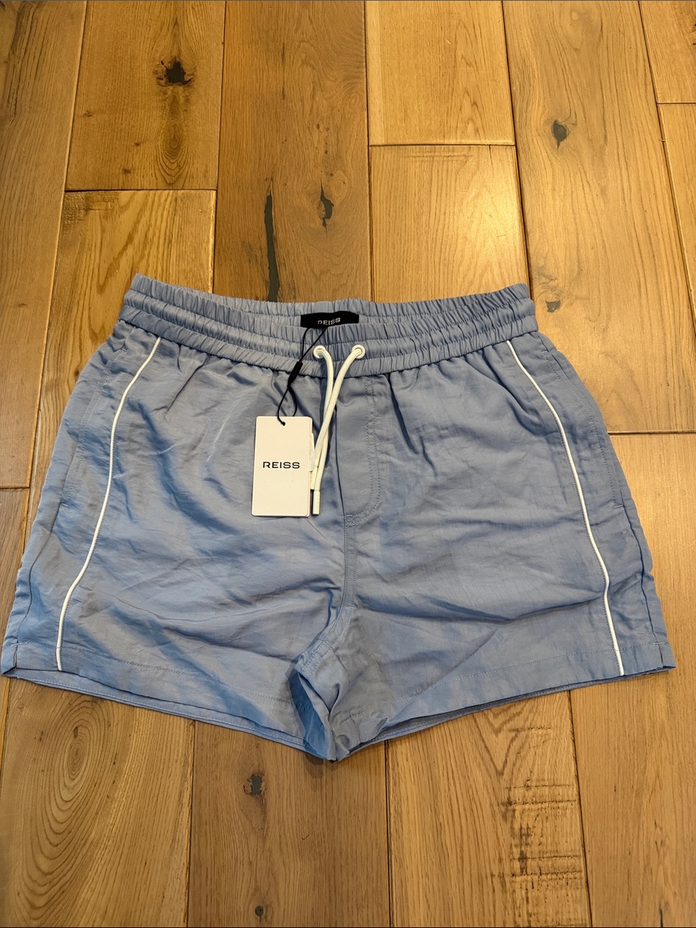 Reiss blue swim trunks